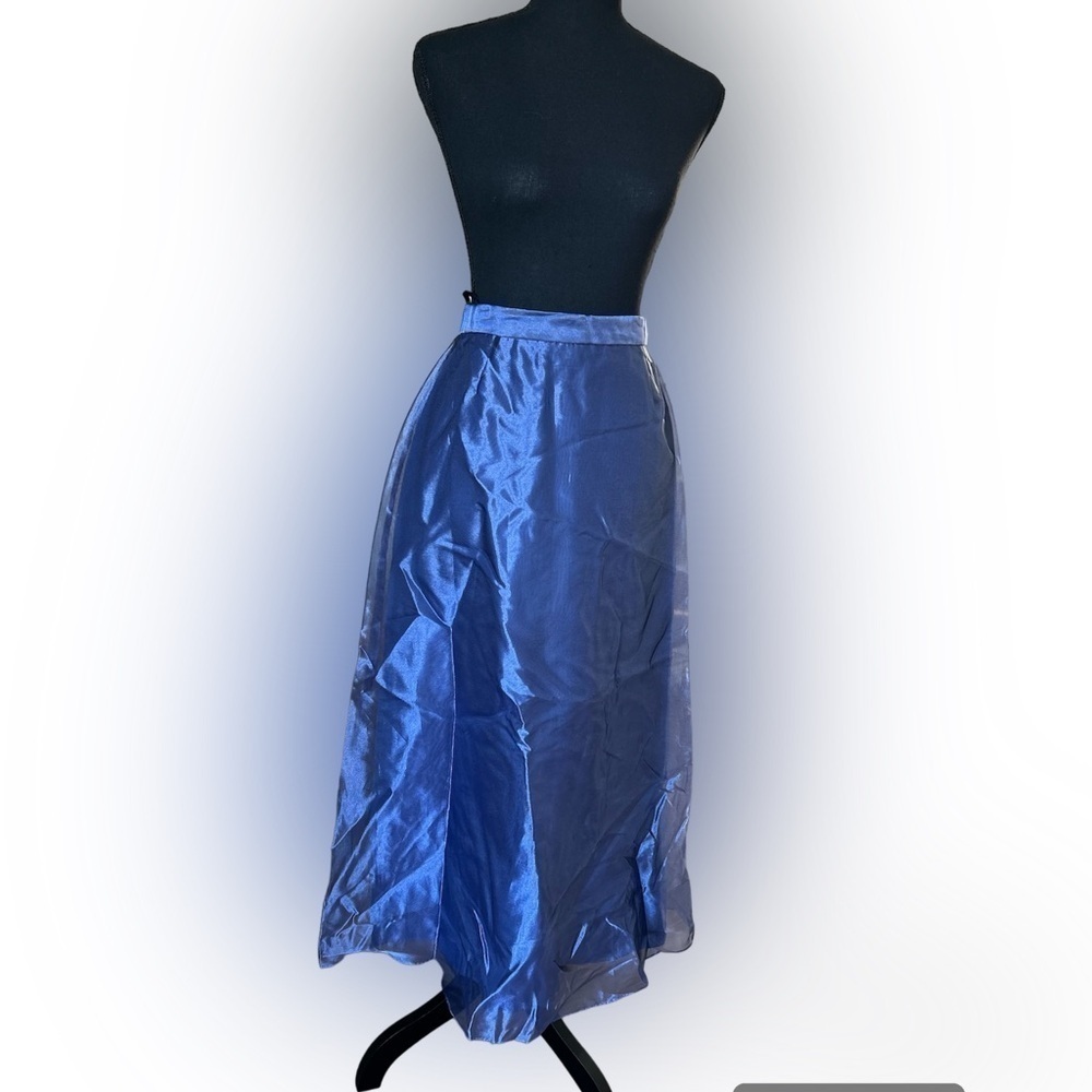 Alex Evenings Purple Organza Full Skirt Size 6 Formal Special Occasion MOB